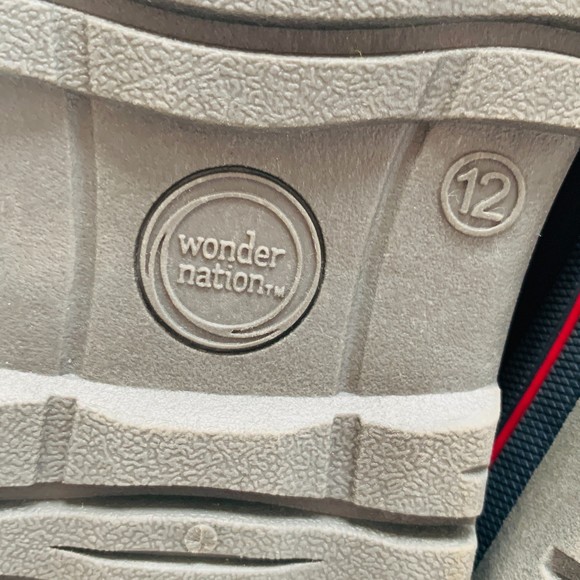 Girl's Size 12 Wonder Nation Insulated Fleece Lined Winter Snow Boots Pink/Navy - Picture 9 of 10